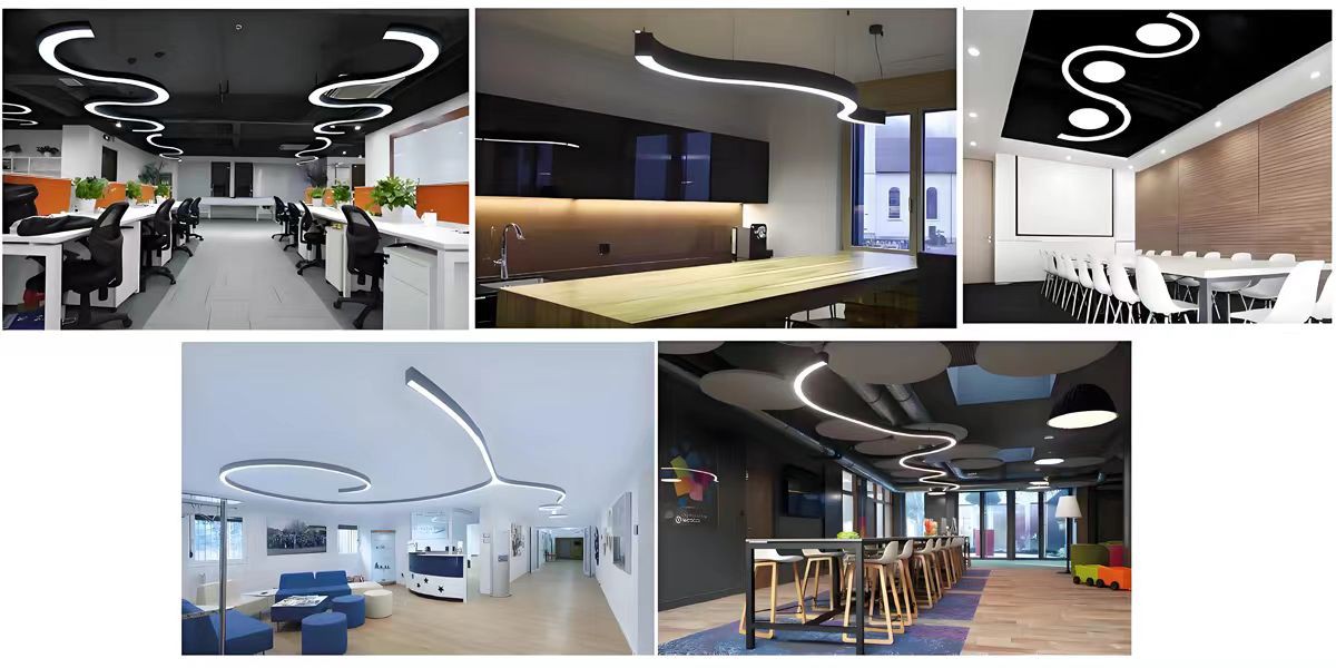 S-Curve LED linear Lights S-Curve LED linear Lights